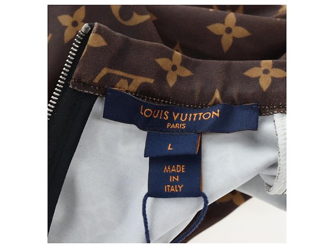 LOUIS VUITTON T-shirt a maniche corte Monogram Nylon L LV Auth 204955M Monogramma - vista 13