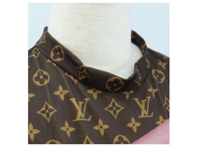 LOUIS VUITTON T-shirt a maniche corte Monogram Nylon L LV Auth 204955M Monogramma - vista 5
