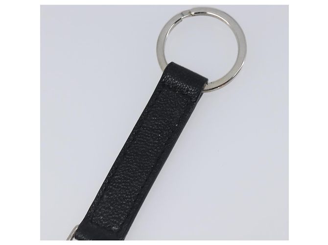 Bulgari BVLGARI Strap Leather Black Silver Auth 204283A Nero Argento - vista 4