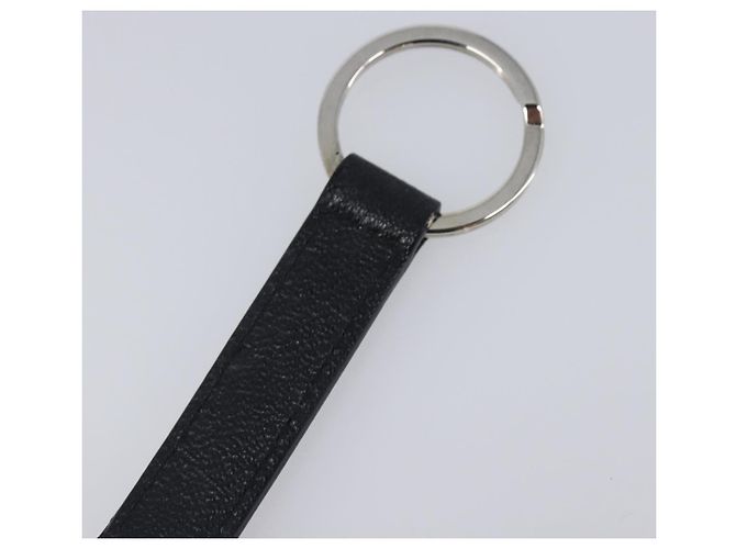 Bulgari BVLGARI Strap Leather Black Silver Auth 204283A Nero Argento - vista 8