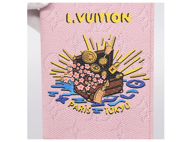 LOUIS VUITTON Monogram Organizer De Poch Card Case Pink M25968 LV Auth 206651SAM Monogramm - Ansicht 17