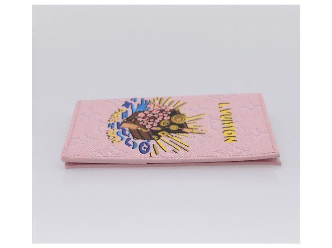 LOUIS VUITTON Monogram Organizer De Poch Card Case Pink M25968 LV Auth 206651SAM Monogramm - Ansicht 3