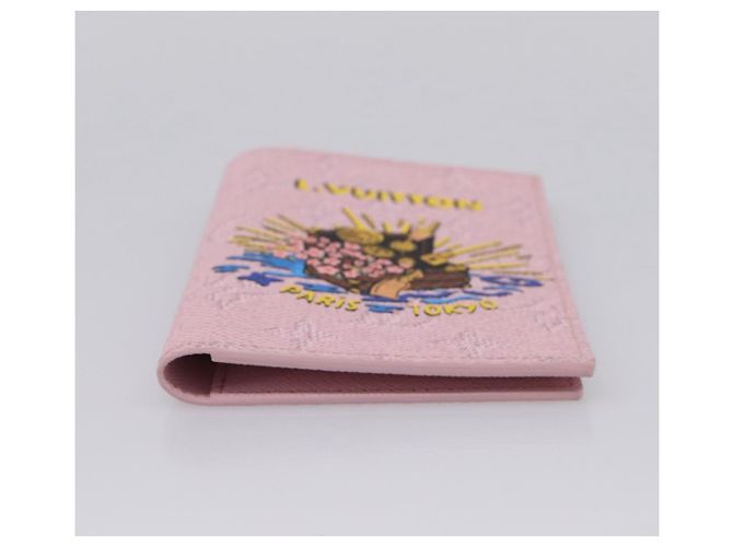 LOUIS VUITTON Monogram Organizer De Poch Card Case Pink M25968 LV Auth 206651SAM Monogramm - Ansicht 6