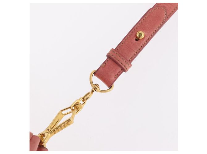 Miu Miu Handtasche Leder 2way Rosa Gold Auth 167649M Pink Golden - Ansicht 16