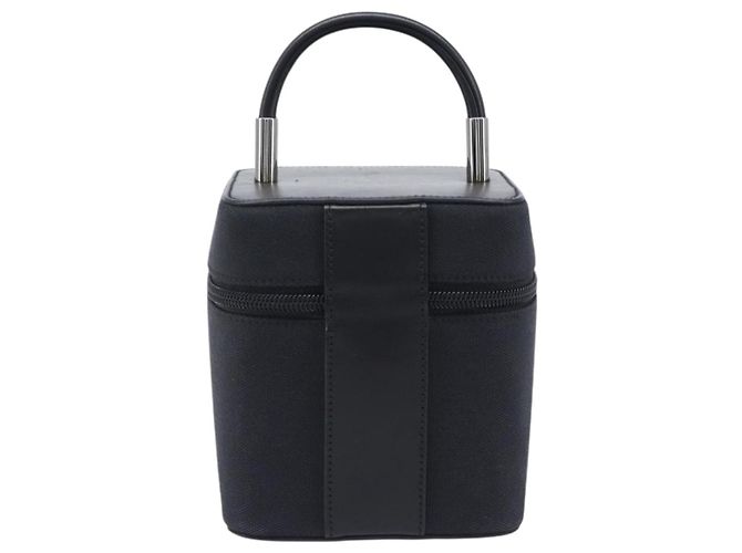 Necessaire per Cosmetici GUCCI Vanity Canvas Black Silver 039 1052 Auth LN001A - vista 2