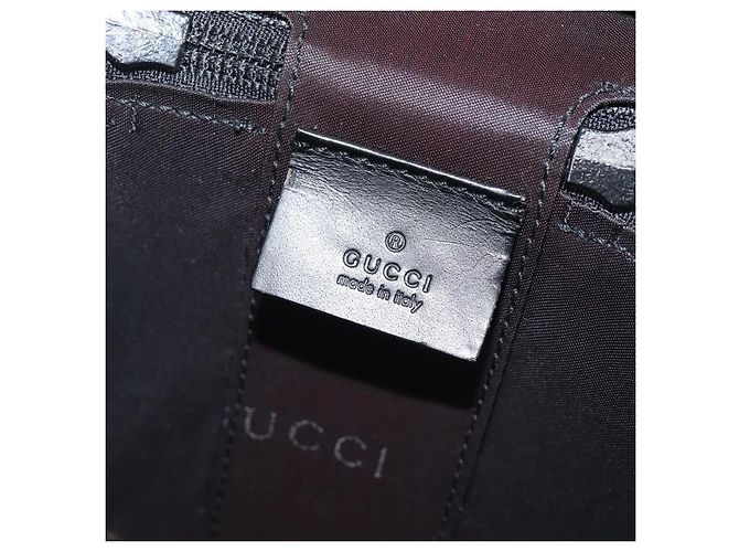 Necessaire per Cosmetici GUCCI Vanity Canvas Black Silver 039 1052 Auth LN001A - vista 22