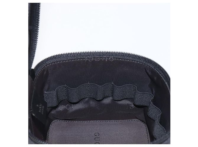 Necessaire per Cosmetici GUCCI Vanity Canvas Black Silver 039 1052 Auth LN001A - vista 23