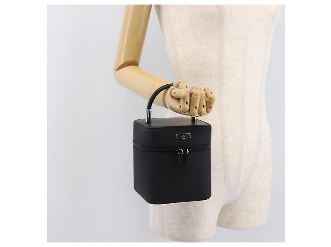 Necessaire per Cosmetici GUCCI Vanity Canvas Black Silver 039 1052 Auth LN001A - vista 25