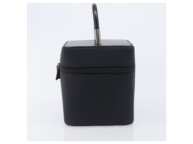 Necessaire per Cosmetici GUCCI Vanity Canvas Black Silver 039 1052 Auth LN001A - vista 3