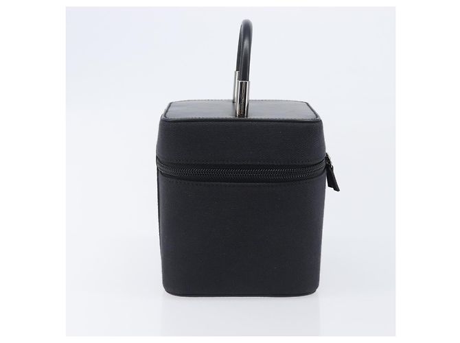 Necessaire per Cosmetici GUCCI Vanity Canvas Black Silver 039 1052 Auth LN001A - vista 4