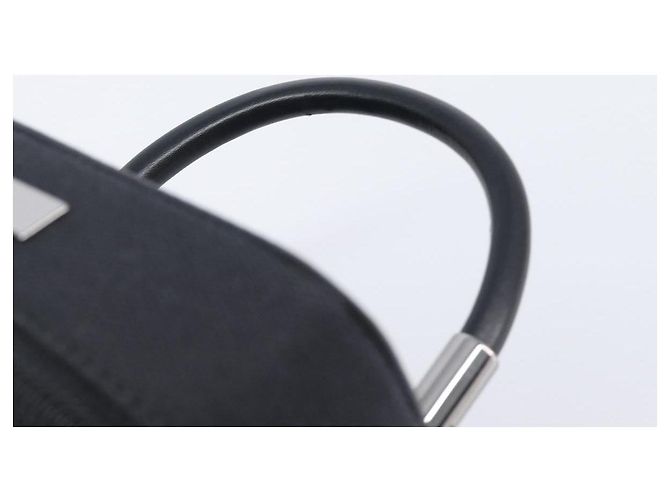 Necessaire per Cosmetici GUCCI Vanity Canvas Black Silver 039 1052 Auth LN001A - vista 8