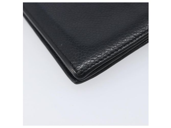 Porte-cartes CHANEL Cuir Caviar Noir CC Auth 207492A - vue 16