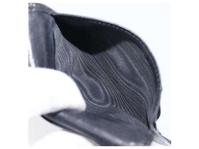 Porte-cartes CHANEL Cuir Caviar Noir CC Auth 207492A - vue 20