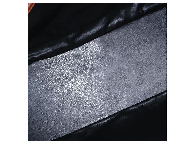 Borsa a mano FENDI PVC Canvas 2way Verde Oro Auth 205117 D'oro - vista 11