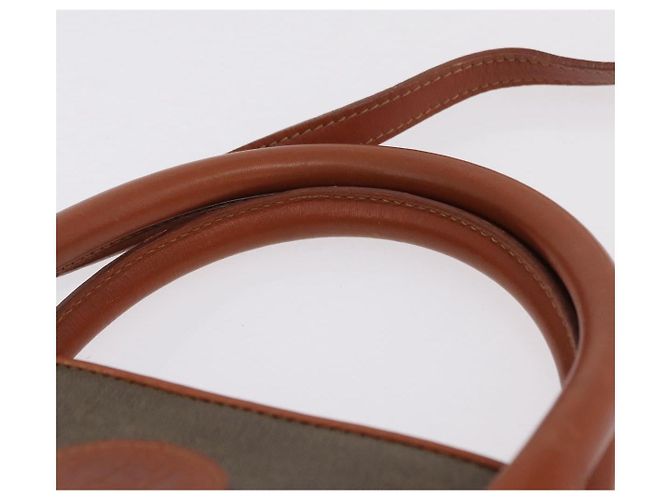 Borsa a mano FENDI PVC Canvas 2way Verde Oro Auth 205117 D'oro - vista 16