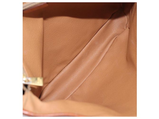Céline Bolso Tote CELINE Macadam PVC Marrón Tono Dorado Auth ka6459 Castaño - vista 11