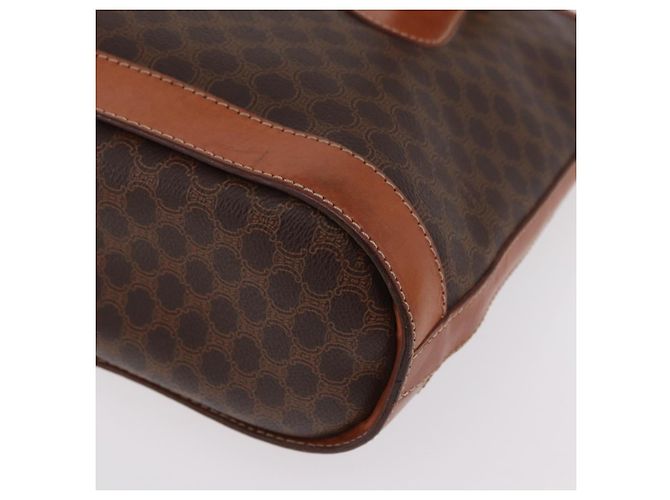 Céline Bolso Tote CELINE Macadam PVC Marrón Tono Dorado Auth ka6459 Castaño - vista 19