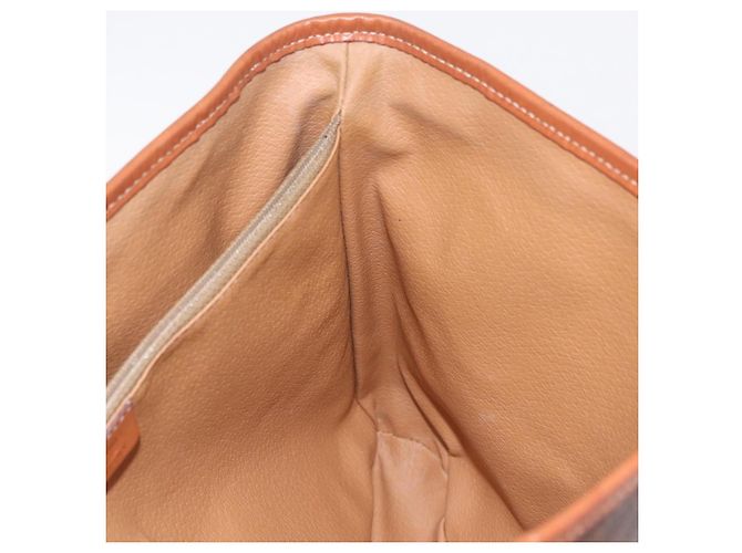 Céline Bolso Tote CELINE Macadam PVC Marrón Tono Dorado Auth ka6459 Castaño - vista 26