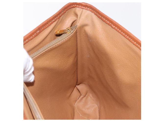 Céline Bolso Tote CELINE Macadam PVC Marrón Tono Dorado Auth ka6459 Castaño - vista 30