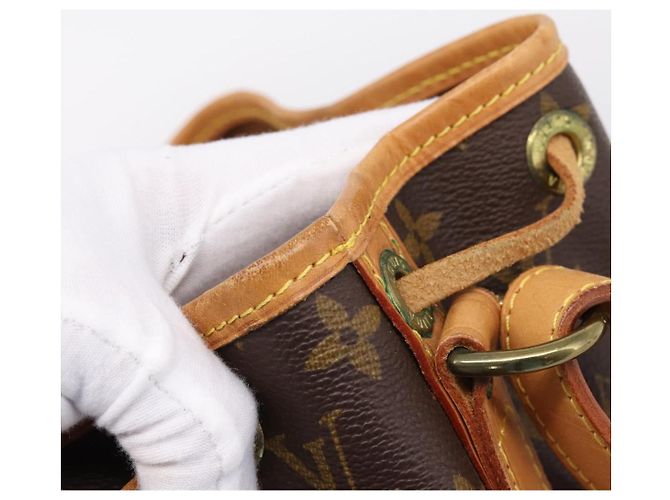 LOUIS VUITTON Bolsa de Ombro Monogram Petit Noe M42226 LV Auth 206913V Monograma - vista 8
