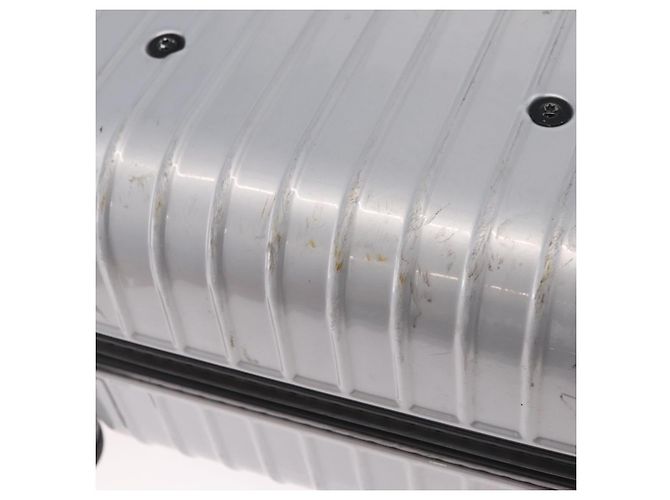 RIMOWA Carry Case Polycarbonate Plastic Silver Auth 203631A - vista 10