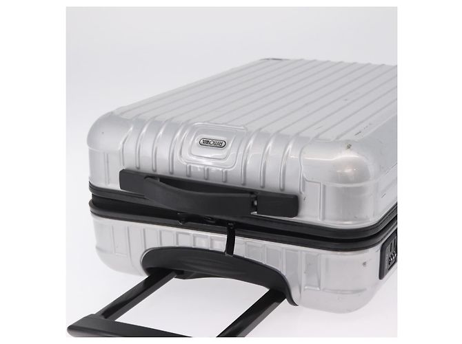 RIMOWA Carry Case Polycarbonate Plastic Silver Auth 203631A - vista 14