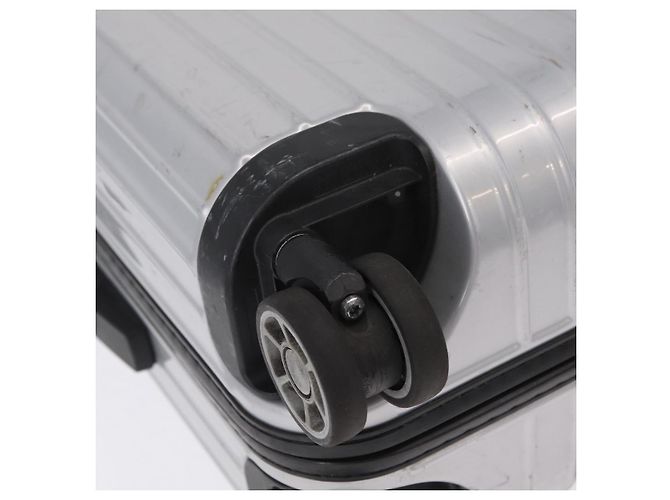 RIMOWA Carry Case Polycarbonate Plastic Silver Auth 203631A - vista 18