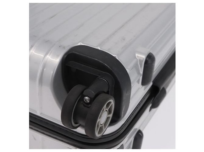 RIMOWA Carry Case Polycarbonate Plastic Silver Auth 203631A - vista 19