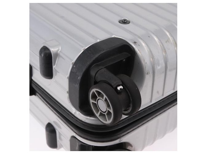 RIMOWA Carry Case Polycarbonate Plastic Silver Auth 203631A - vista 20