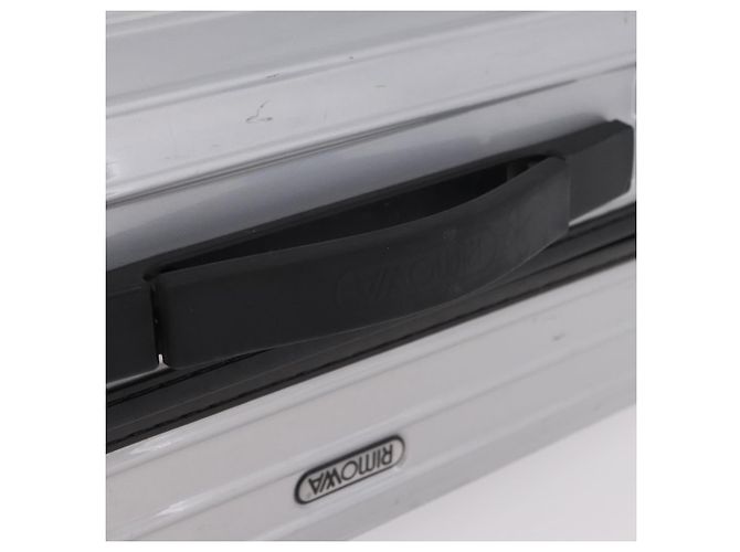 RIMOWA Carry Case Polycarbonate Plastic Silver Auth 203631A - vista 22