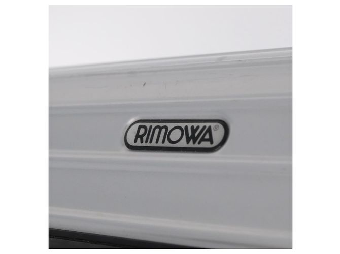 RIMOWA Carry Case Polycarbonate Plastic Silver Auth 203631A - vista 25
