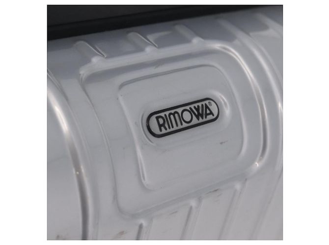 RIMOWA Carry Case Polycarbonate Plastic Silver Auth 203631A - vista 26