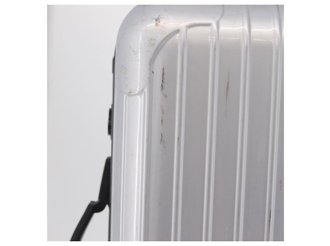 RIMOWA Carry Case Polycarbonate Plastic Silver Auth 203631A - vista 3