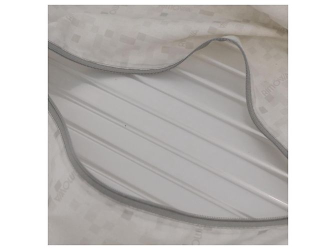 RIMOWA Carry Case Polycarbonate Plastic Silver Auth 203631A - vista 31