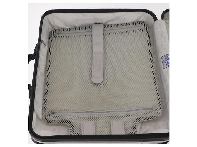 RIMOWA Carry Case Polycarbonate Plastic Silver Auth 203631A - vista 32