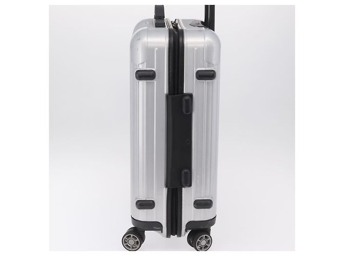 RIMOWA Carry Case Polycarbonate Plastic Silver Auth 203631A - vista 5