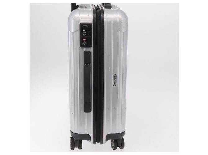 RIMOWA Carry Case Polycarbonate Plastic Silver Auth 203631A - vista 6