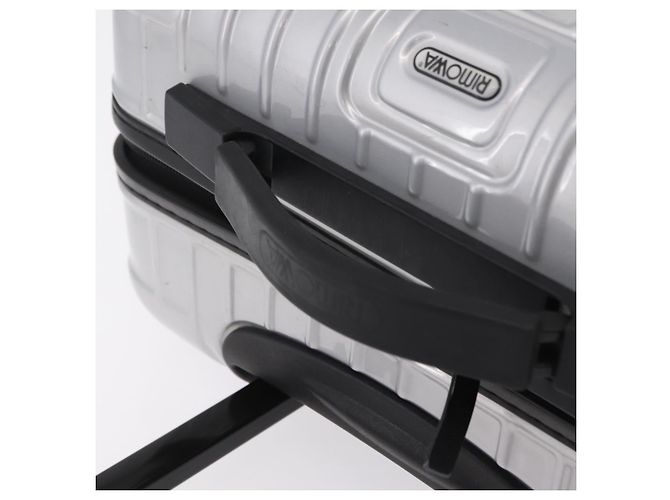 RIMOWA Carry Case Polycarbonate Plastic Silver Auth 203631A - vista 8