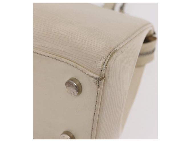 Borsa a mano LOUIS VUITTON Epi Blair MM 2way Bianco Yvoire M40330 LV Auth 206873 - vista 20
