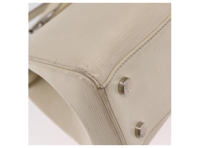 Borsa a mano LOUIS VUITTON Epi Blair MM 2way Bianco Yvoire M40330 LV Auth 206873 - vista 21