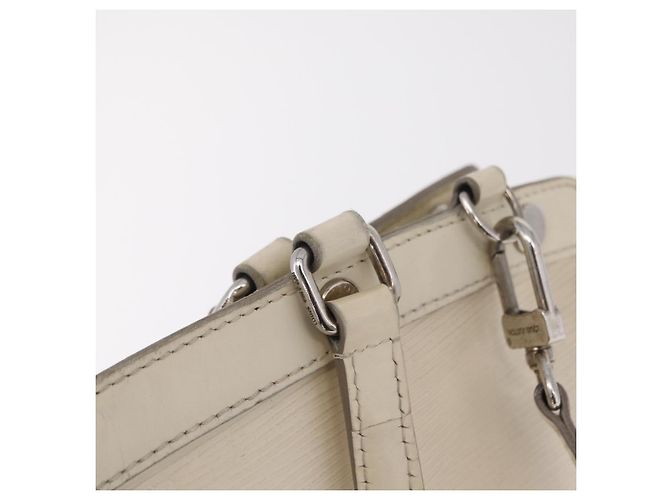 Borsa a mano LOUIS VUITTON Epi Blair MM 2way Bianco Yvoire M40330 LV Auth 206873 - vista 26