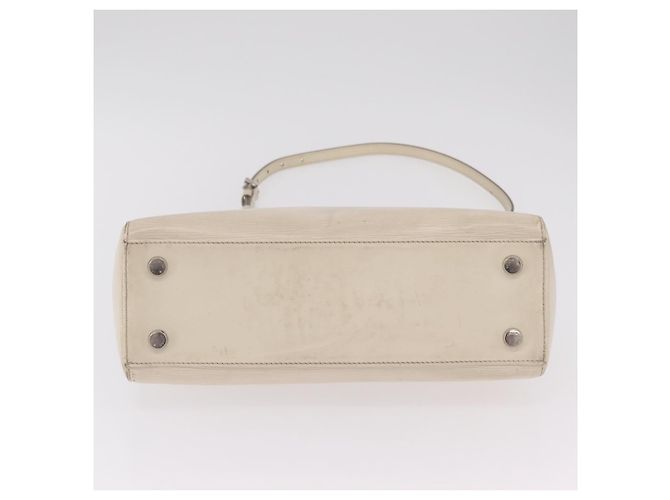 Borsa a mano LOUIS VUITTON Epi Blair MM 2way Bianco Yvoire M40330 LV Auth 206873 - vista 6