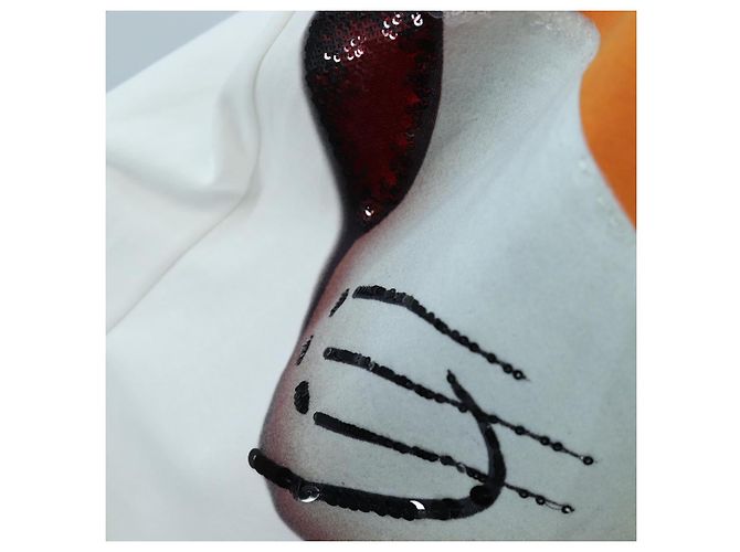 LOUIS VUITTON T-Shirt in cotone S Bianco LV Auth 204950M - vista 15