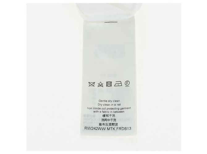 LOUIS VUITTON T-Shirt in cotone S Bianco LV Auth 204950M - vista 18