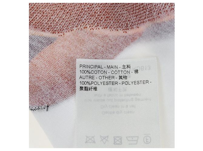 LOUIS VUITTON T-Shirt in cotone S Bianco LV Auth 204950M - vista 19