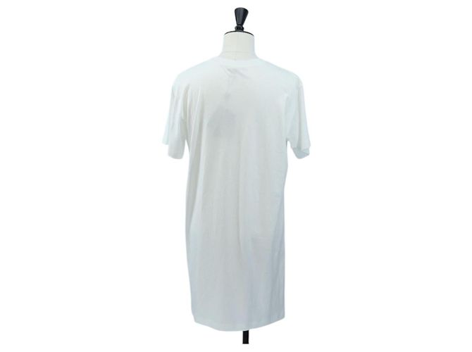 LOUIS VUITTON T-Shirt in cotone S Bianco LV Auth 204950M - vista 2