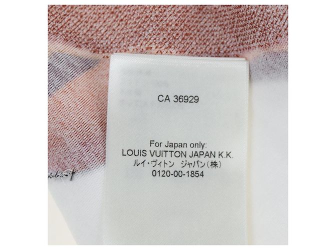 LOUIS VUITTON T-Shirt in cotone S Bianco LV Auth 204950M - vista 22