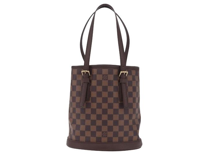 LOUIS VUITTON Borsa a tracolla Marais Damier Ebene N42240 LV Auth 205338V - vista 13