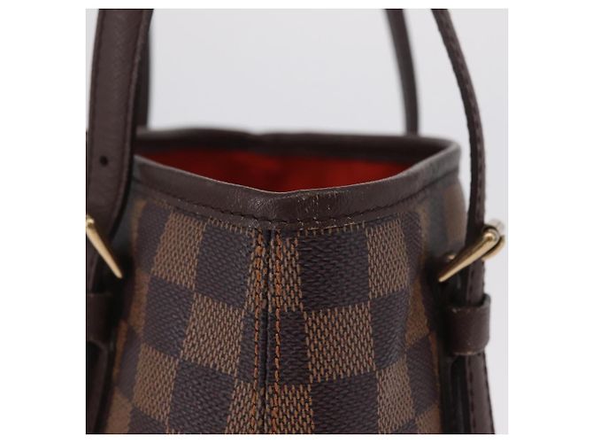 LOUIS VUITTON Borsa a tracolla Marais Damier Ebene N42240 LV Auth 205338V - vista 14