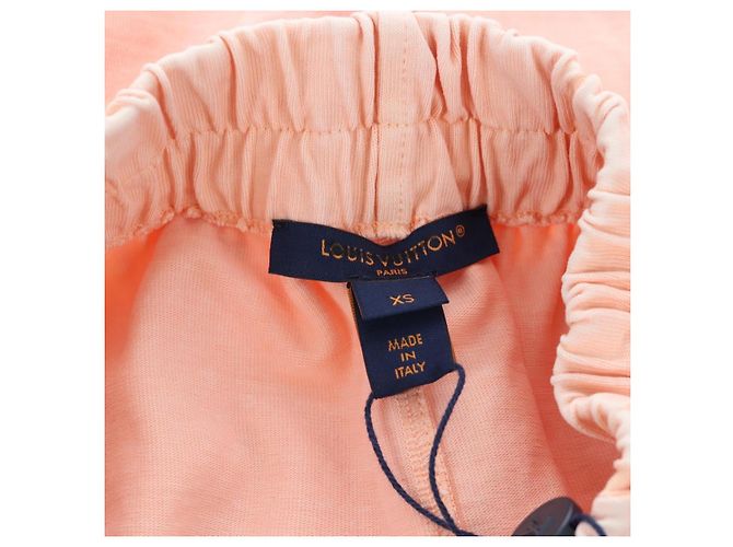 LOUIS VUITTON Rock Baumwolle XS Rosa LV Auth 204959M Pink - Ansicht 14